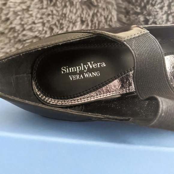 Simply Vera Azalea Black Heels 8.5 - Picture 4 of 5